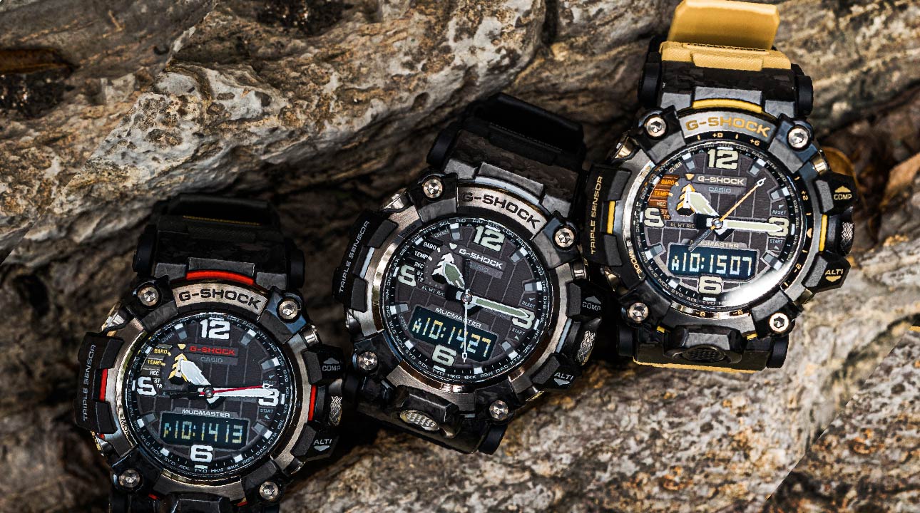 Casio Releases First G-SHOCK MUDMASTER Built with Forged Carbon