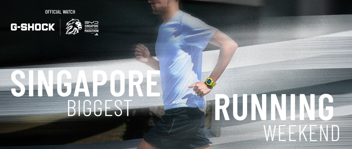 G-SHOCK Named Official Sponsor of BYD Singapore International Marathon 2026; Launches Partnership at Hood Loops Festival