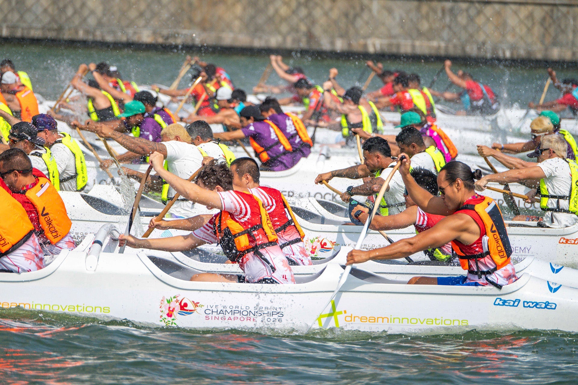 Home Waters, Historic Triumphs: Singapore Outrigger Canoe Athletes Strike World Championship Gold at Marina Bay