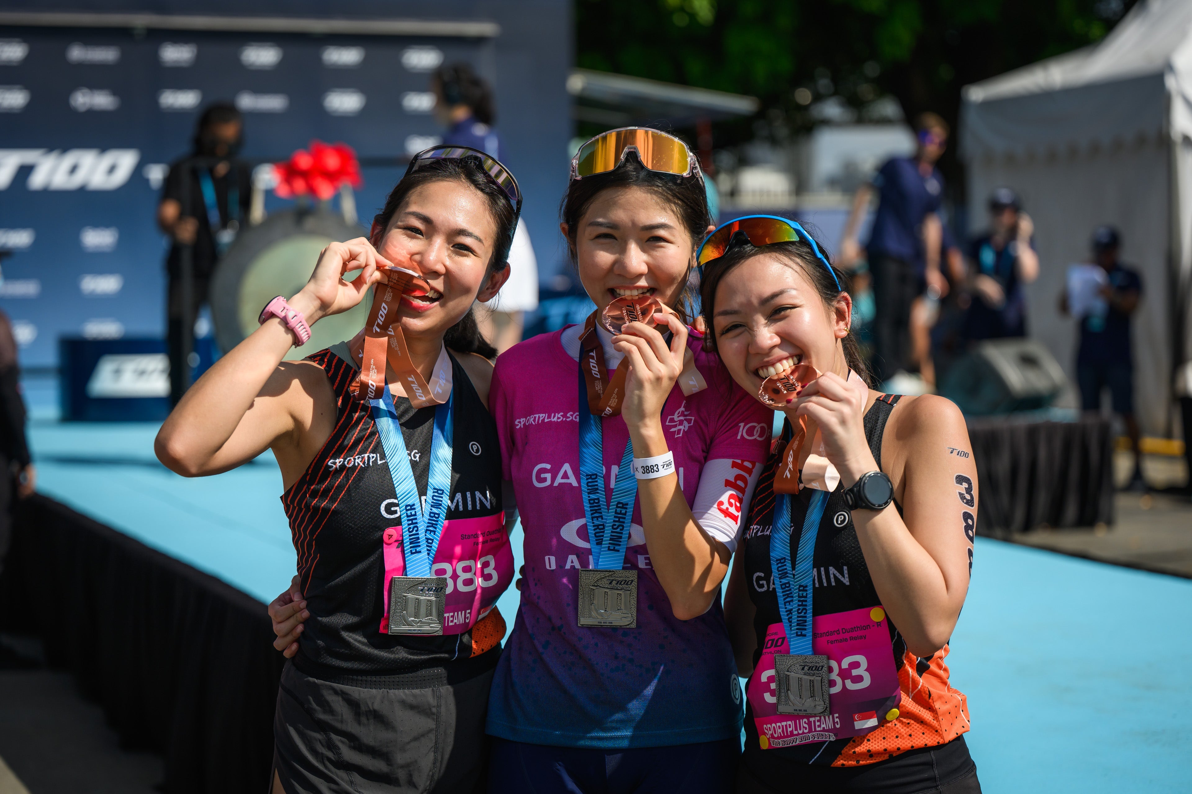 Team SportPlus Shines at Singapore T100 Duathlon