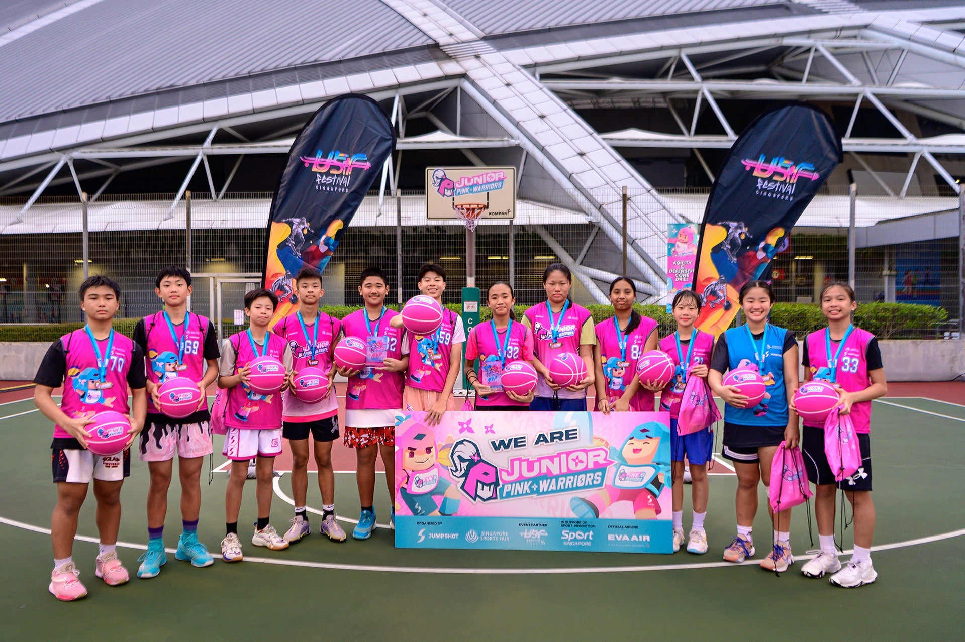Junior Pink Warriors 3x3 Camp Returns – Building Skills, Confidence and Future Champions