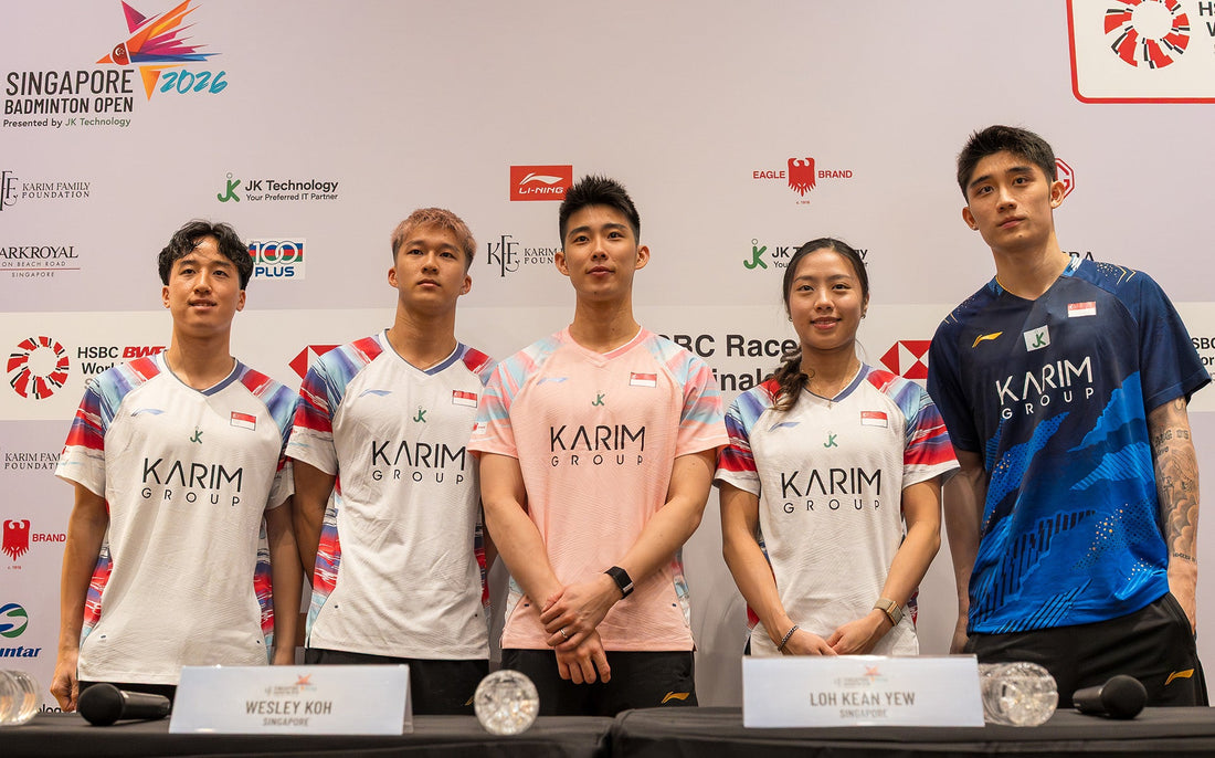 Home Court Heroes: Loh Kean Yew, Yeo Jiamin, Jason Teh Lead Team Singapore’s Charge at Singapore Badminton Open