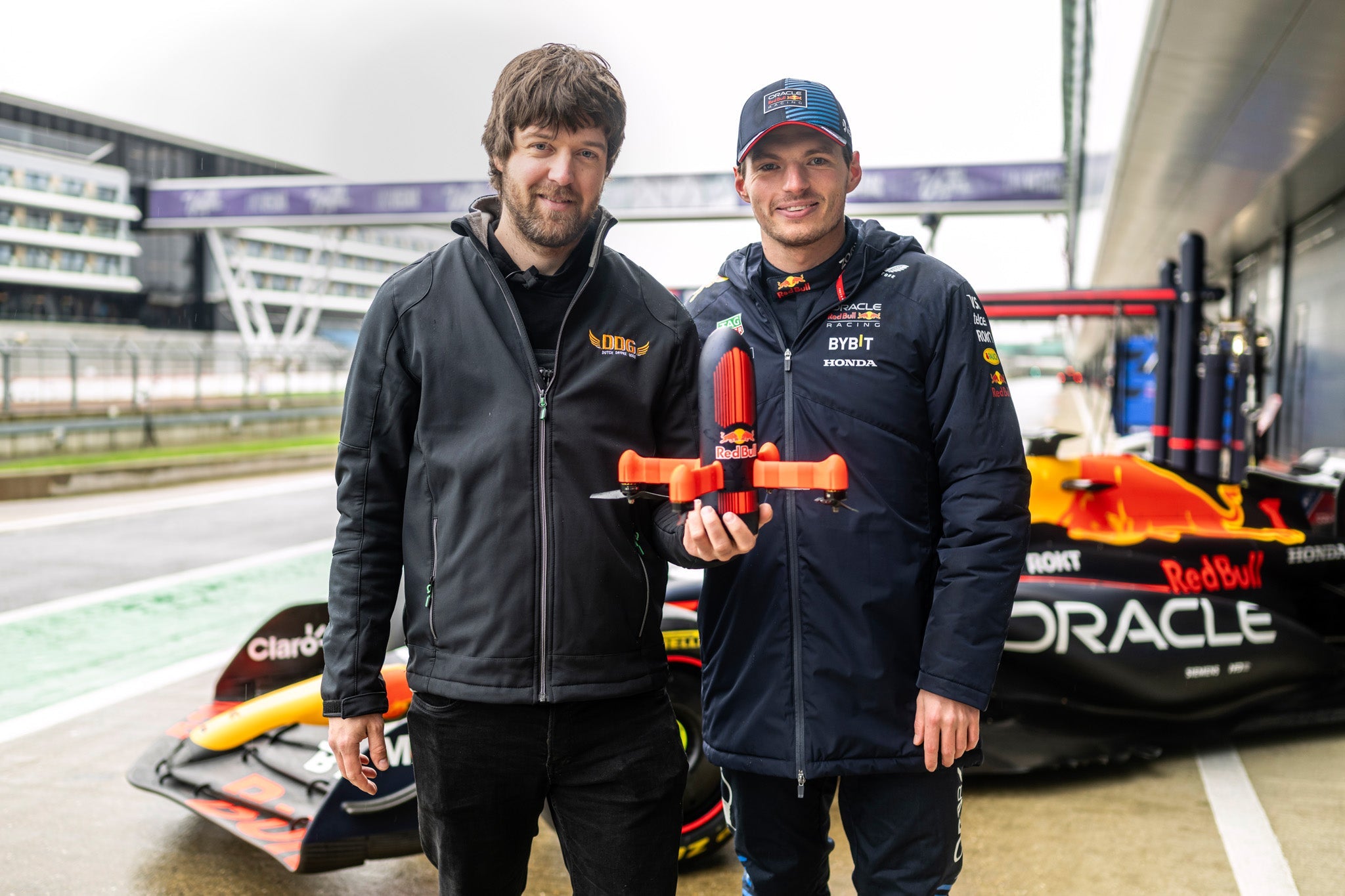 Oracle Red Bull Racing’s Max Verstappen Goes Up Against the World's Fastest Drone in First Ever F1 ‘One Shot’