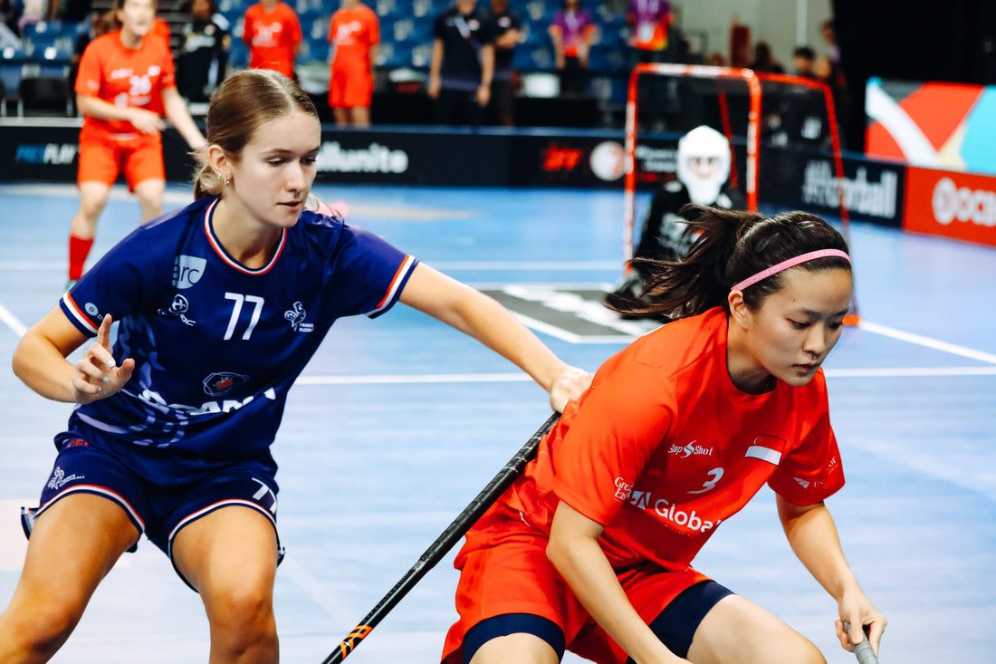 Women’s World Floorball Championship 2023 kicks off on a high for Singapore with 5-2 win over France