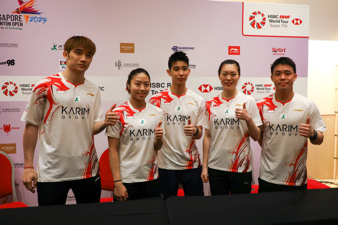 KFF Singapore Badminton Open 2025: Team Singapore Shuttlers Remain Motivated and Embrace Tough Opening Tests
