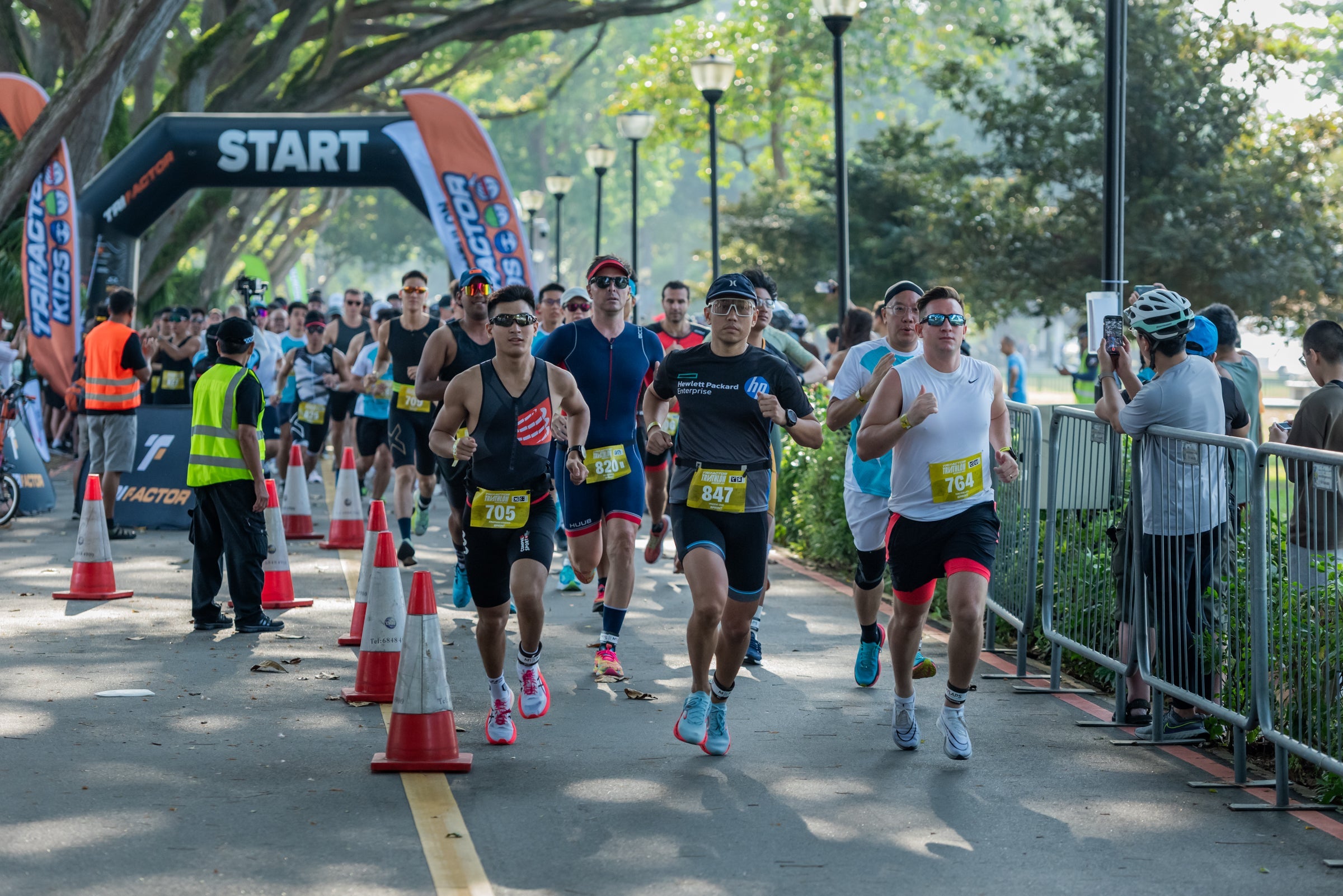 Triumph and Challenges: Over 1,300 Participants Conquer the TriFactor Triathlon 2024 at East Coast Park 