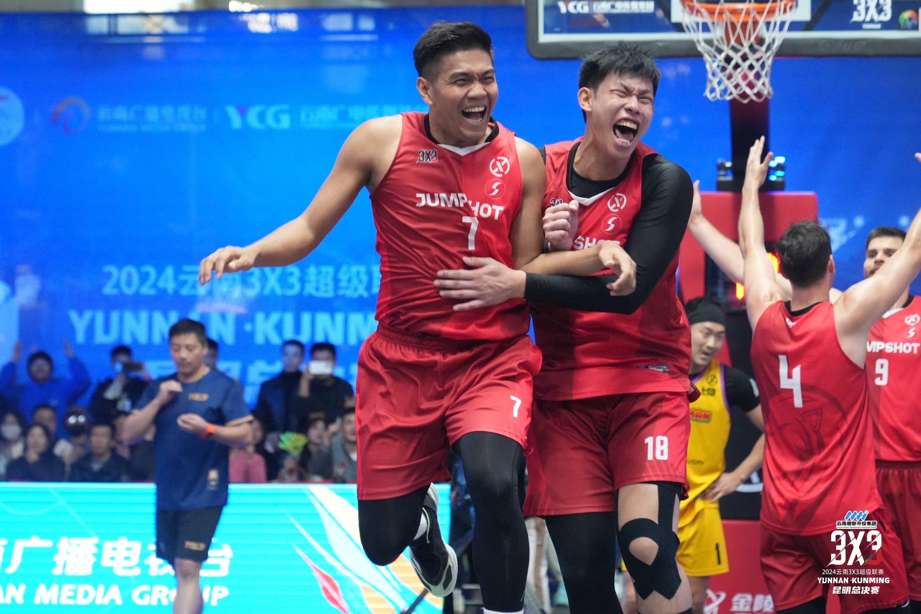 Jumpshot Singapore Triumphs as Champions in the Kunming Grand Final of the 2024 Yunnan 3x3 Super League