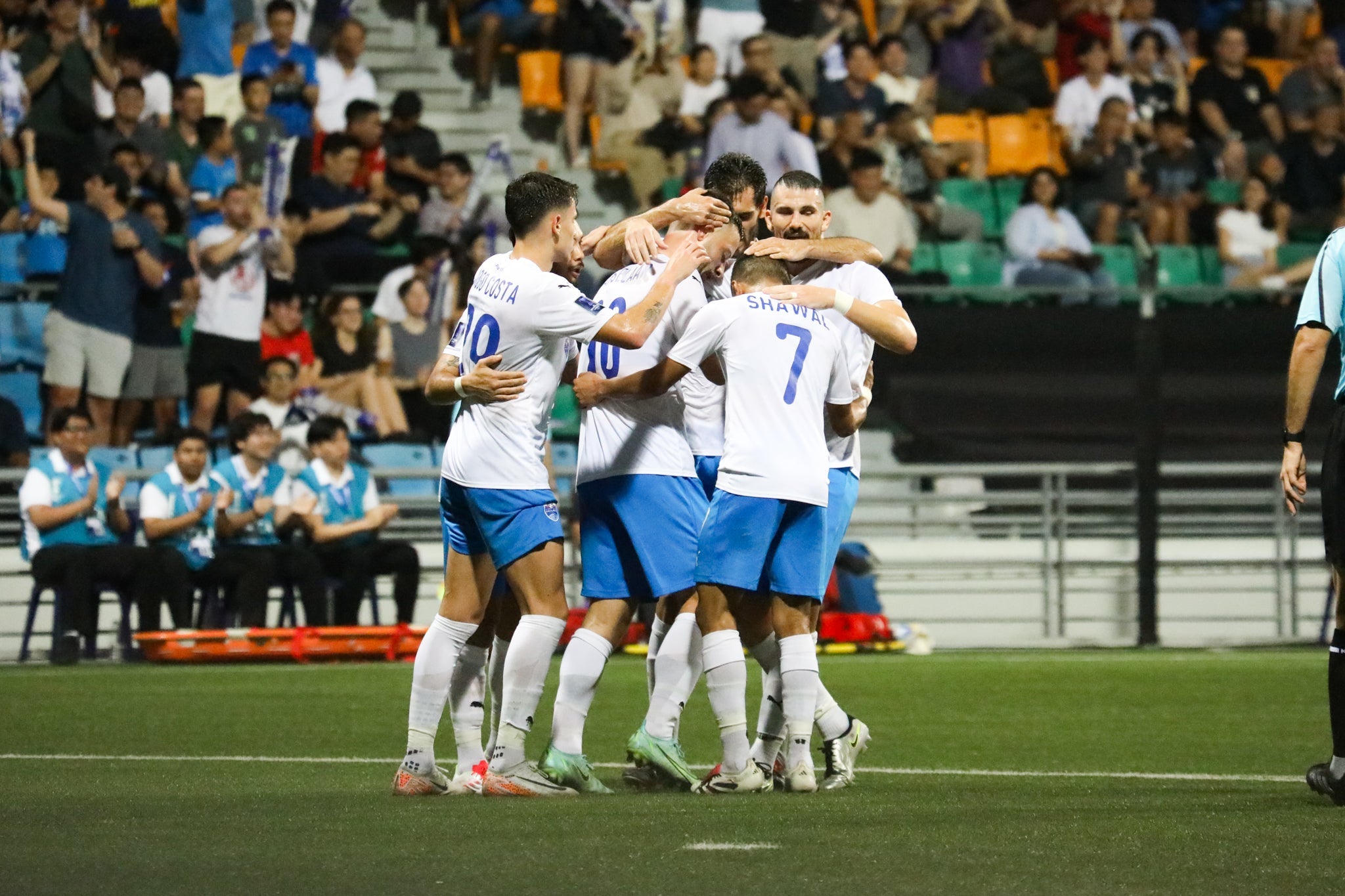 In Pictures: History Makers Once More as Lion City Sailors Reach ACL Two Quarter Finals After 4-0 Victory Over Muangthong United