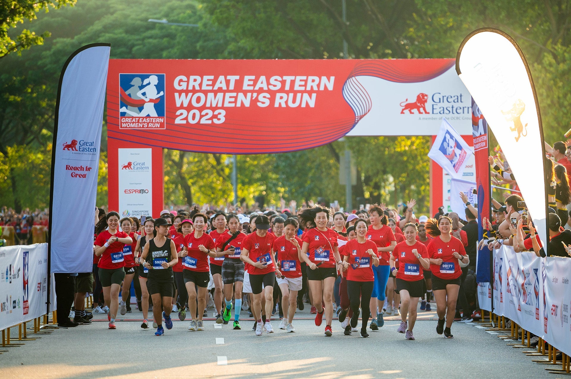 Over 9,000 ladies laced up to Reach for Great in the Great Eastern Women's Run