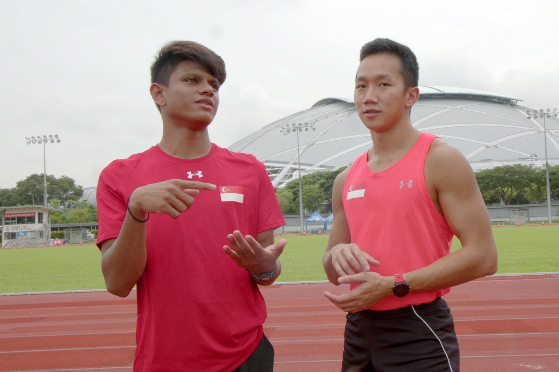 Sprinters Marc Brian Louis and Sing Hui set for 82nd Singapore Open bow 