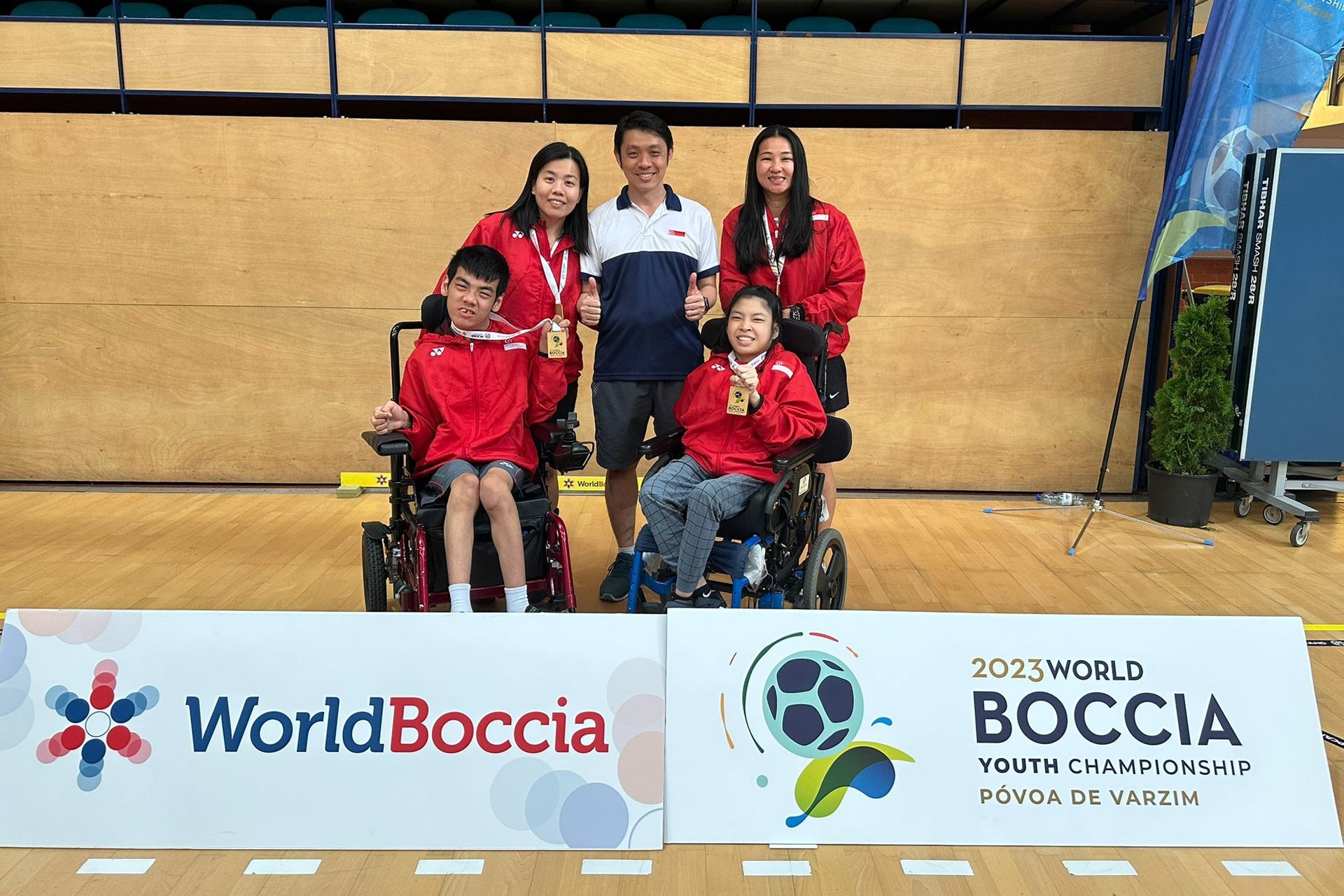Aloysius Gan and Yan Jia Yi Secure Historic Victory at Inaugural World Boccia Youth Championships
