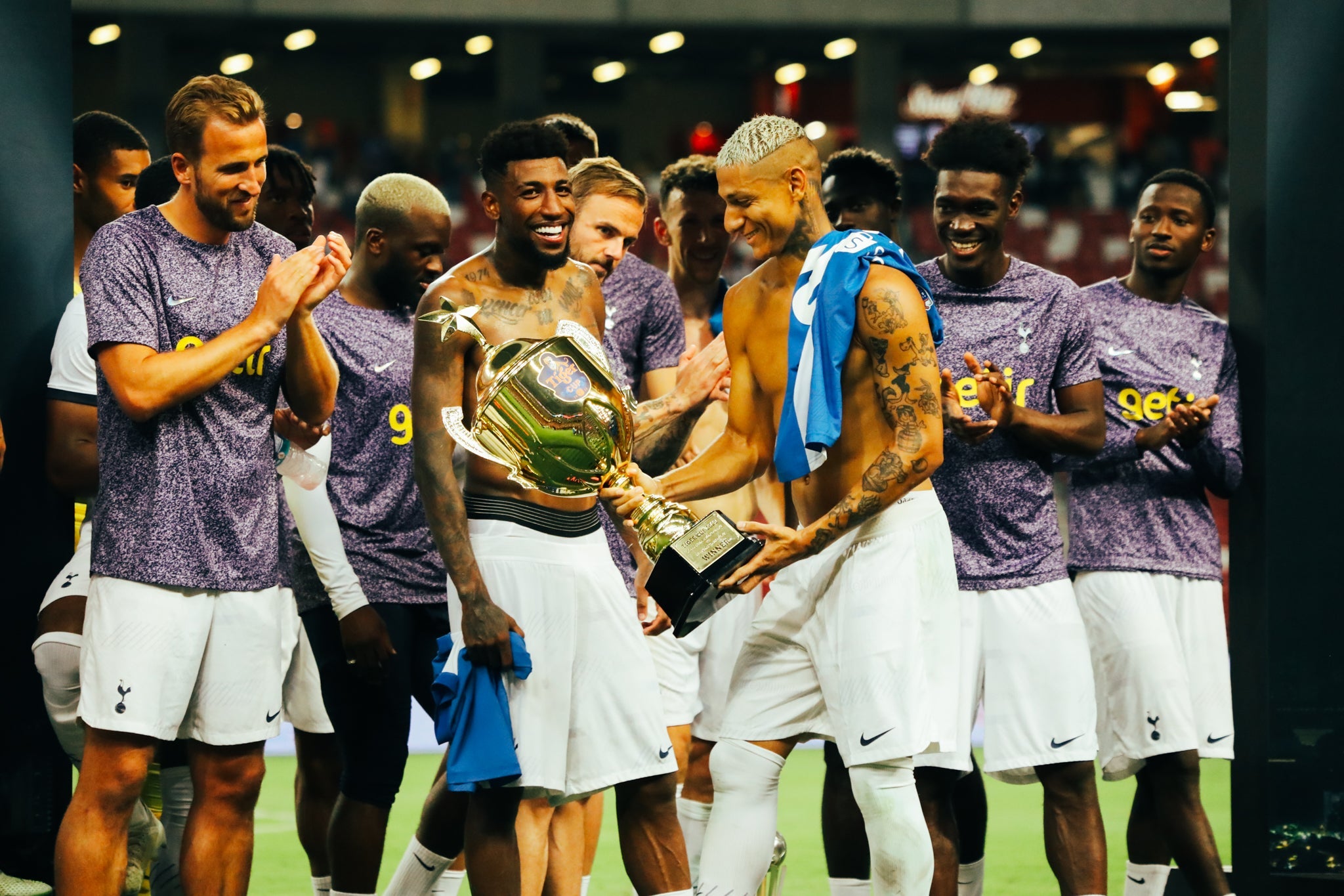 Richarlison Dazzles as Tottenham Hotspur defeat Lion City Sailors 5-1 to Win Tiger Cup