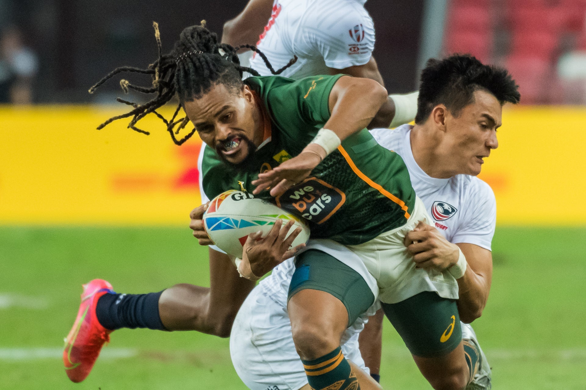 USA ends South Africa's 36-match Sevens Winning Streak at the HSBC Singapore Rugby Sevens 2022