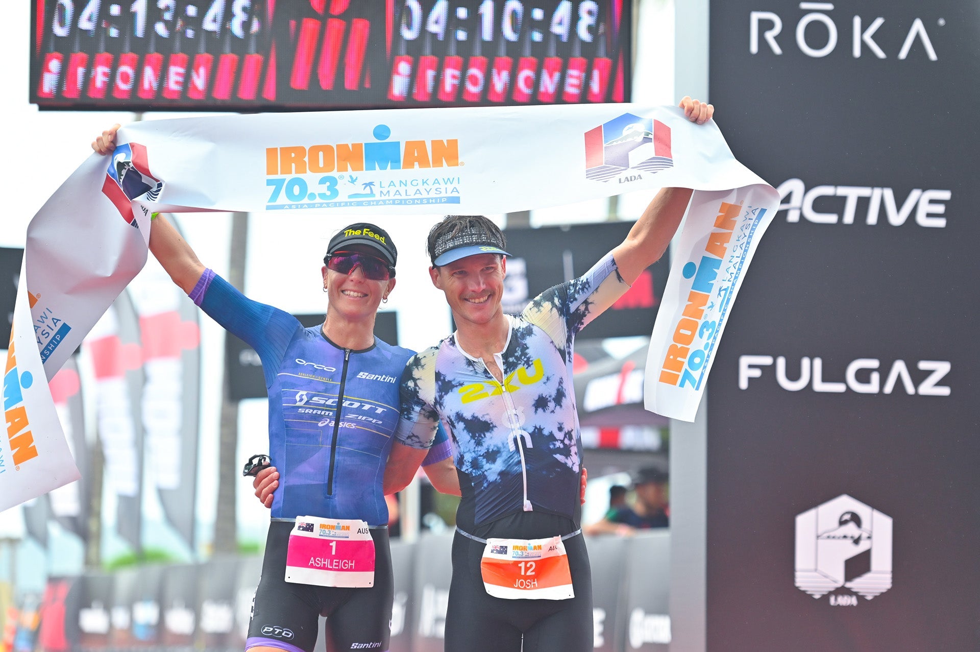 Couple Goals as Newly Weds Josh and Ashleigh Seal IRONMAN 70.3 Asia-Pacific Championship Titles