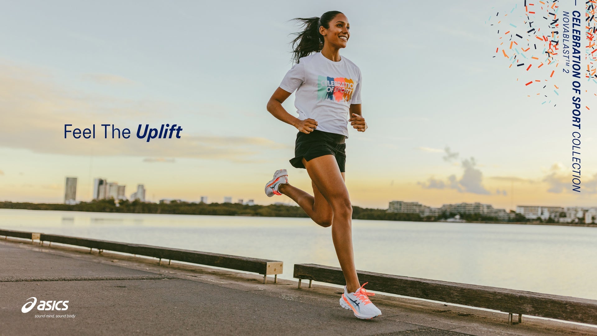 ASICS celebrates Uplifting Power of Sport with New Footwear and Apparel Collection