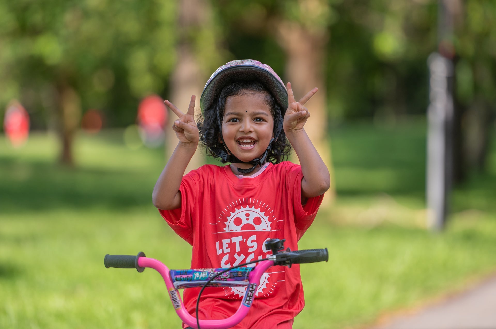 Cycling fuelled 5-year old Tanvi’s curiosity and sense of adventure 