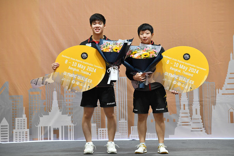 Table Tennis: Izaac Quek and Zeng Jian Book Tickets to Paris 2024 Olympics
