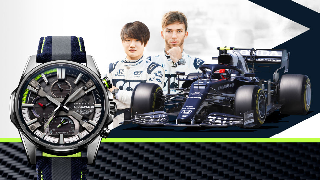 Casio Unveils EDIFICE Watches Featuring 6K Carbon Fibre in Collaboration with Scuderia AlphaTauri 