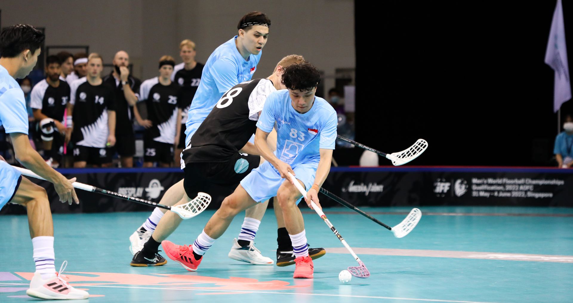 Singapore 4-0 New Zealand: Men's Floorball World Championship Qualifiers AOFC 2022