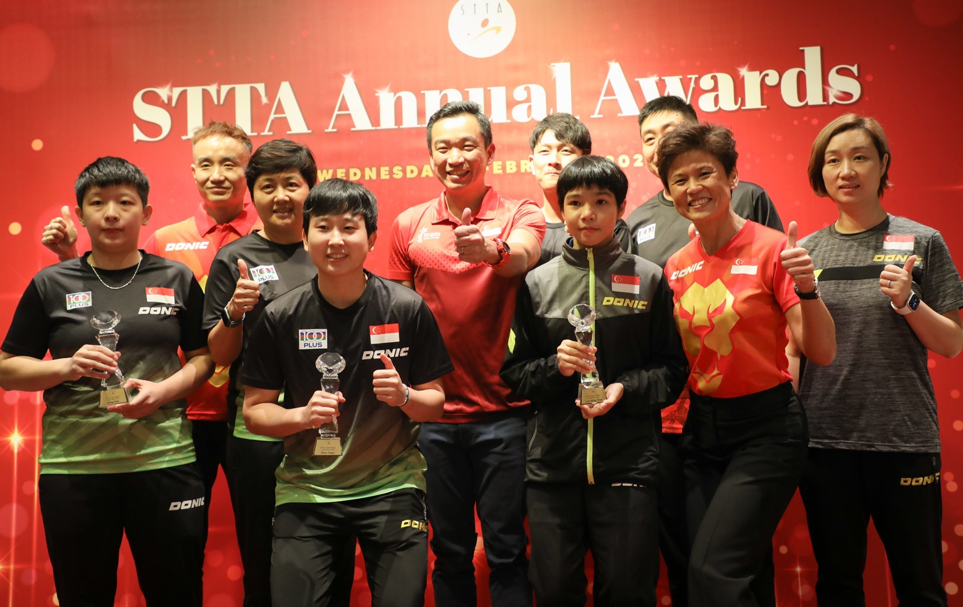 13th STTA Annual Awards Night celebrates Singapore Table Tennis' Achievements