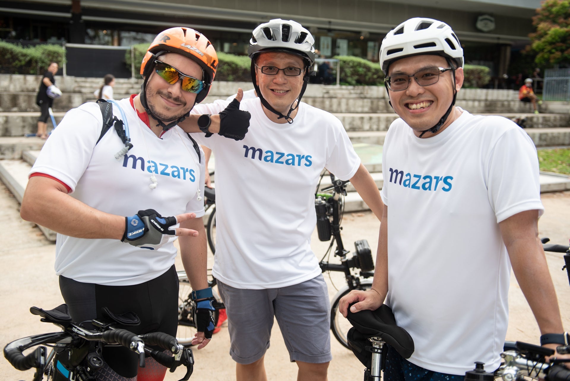 Mazars in Singapore cycles for 3,000km to raise funds for the terminally ill