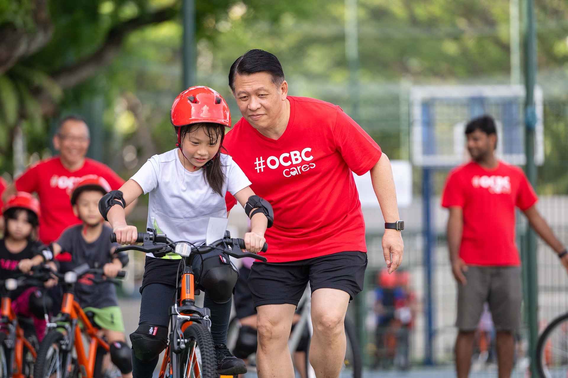 OCBC and Decathlon Sponsor Less Privileged Children with Cycling Lessons and New Bicycles 