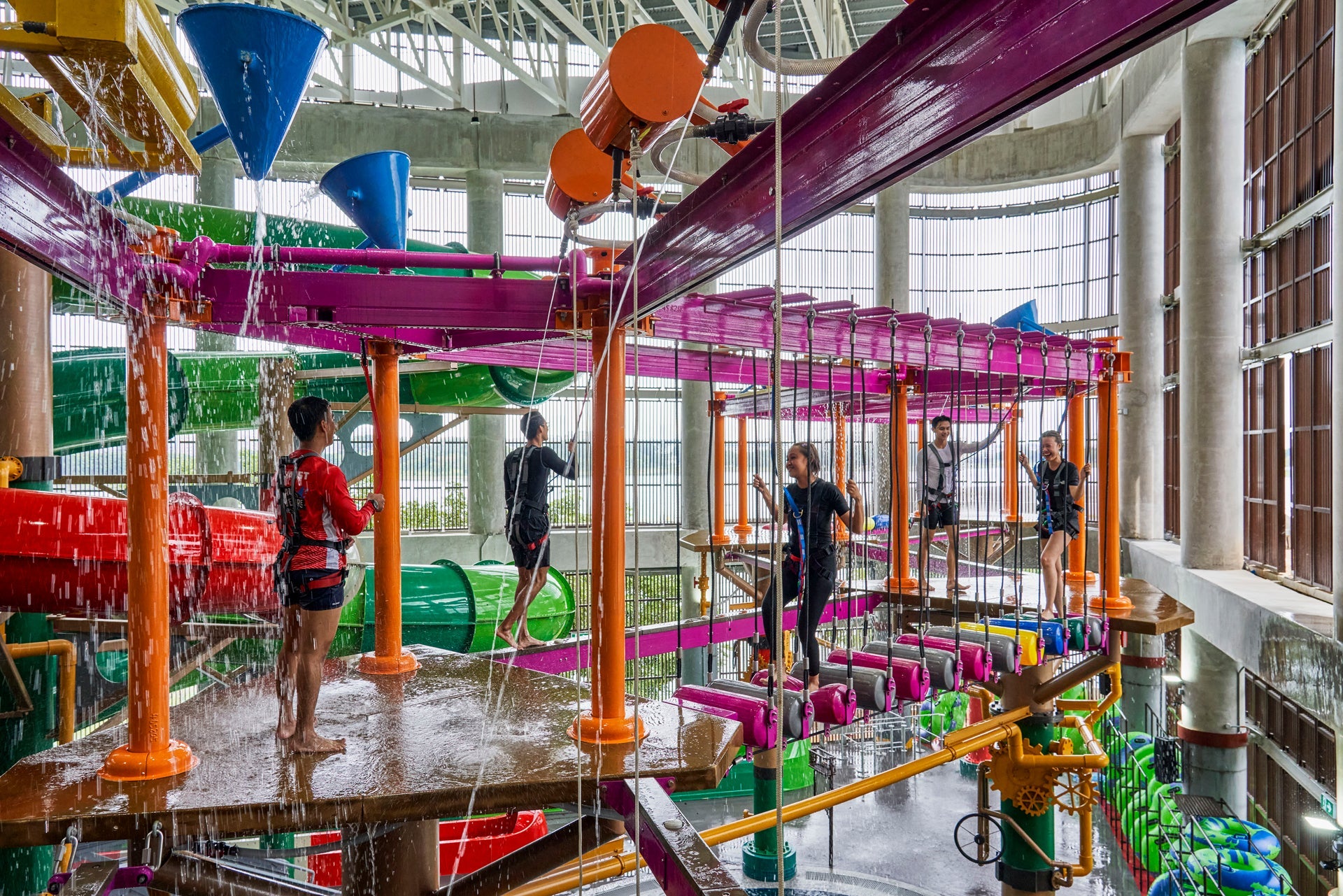 HomeTeamNS opens Aqua Adventure, Singapore's first integrated all-weather Water Adventure Centre 