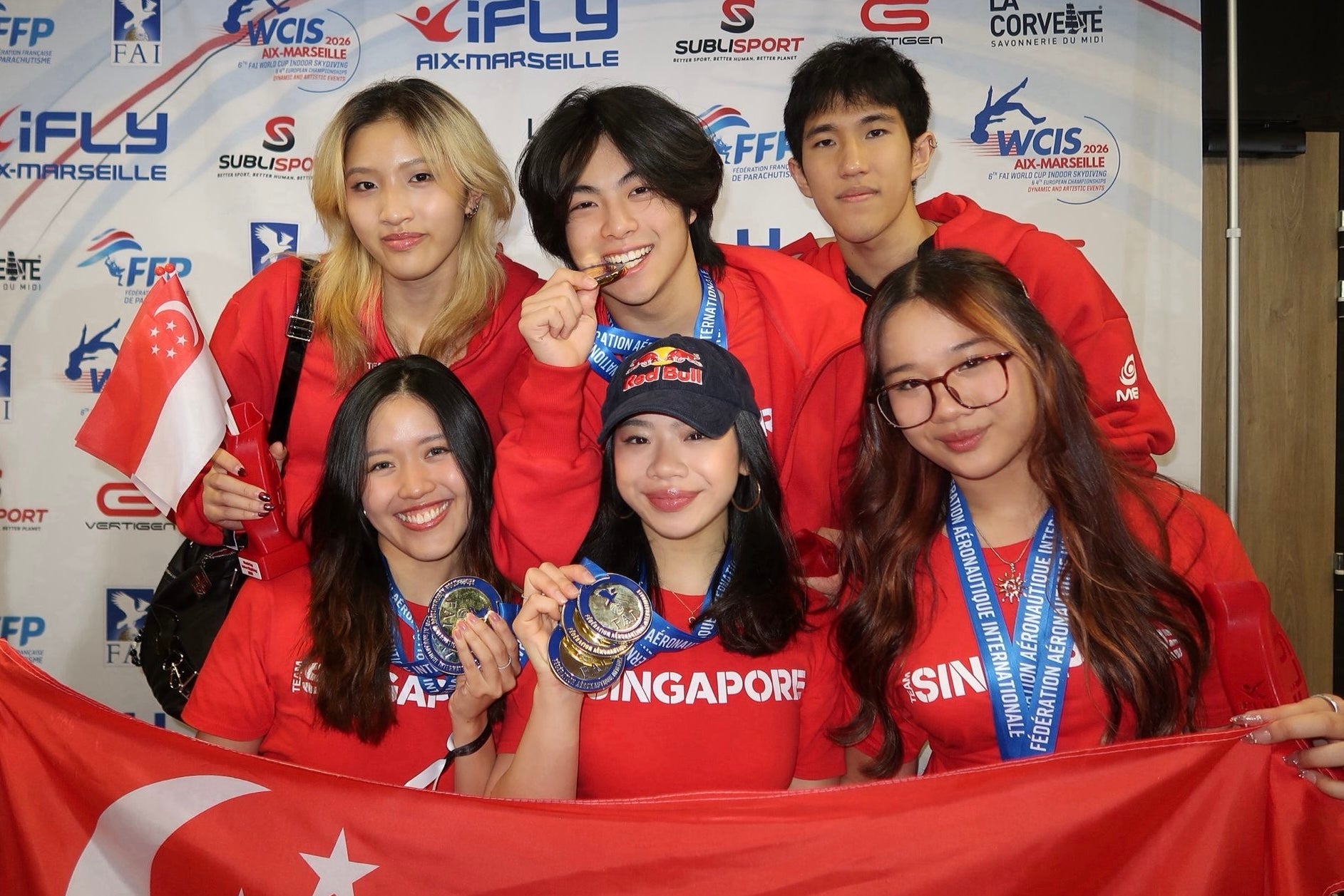 Team Singapore Tops Medal Table at 2026 FAI World Cup of Indoor Skydiving with Six Medals