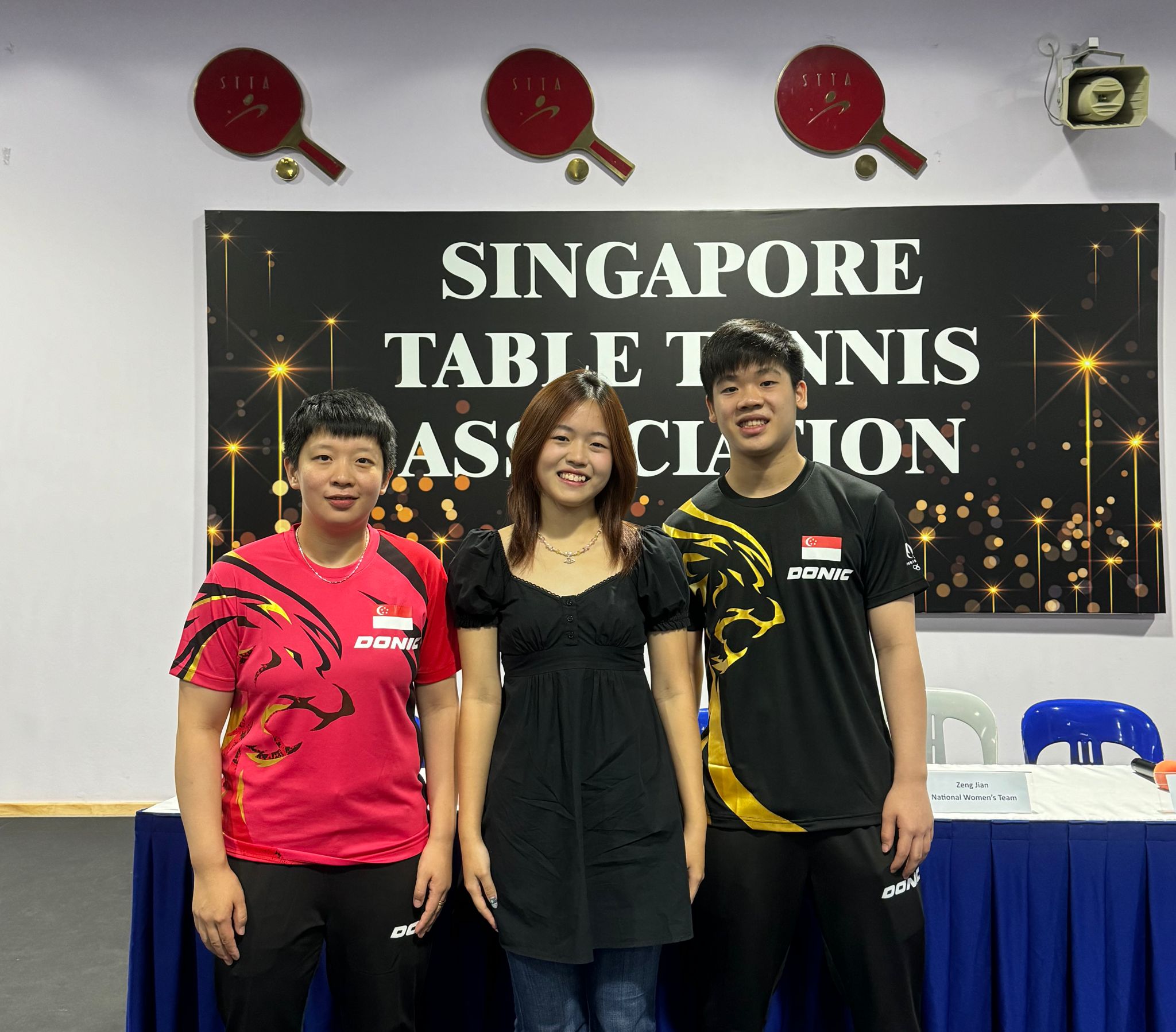 Youthful Squad for Singapore Table Tennis as Izaac Kuek and Zhou Jingyi Form Promising Team for Paris 2024 Olympics